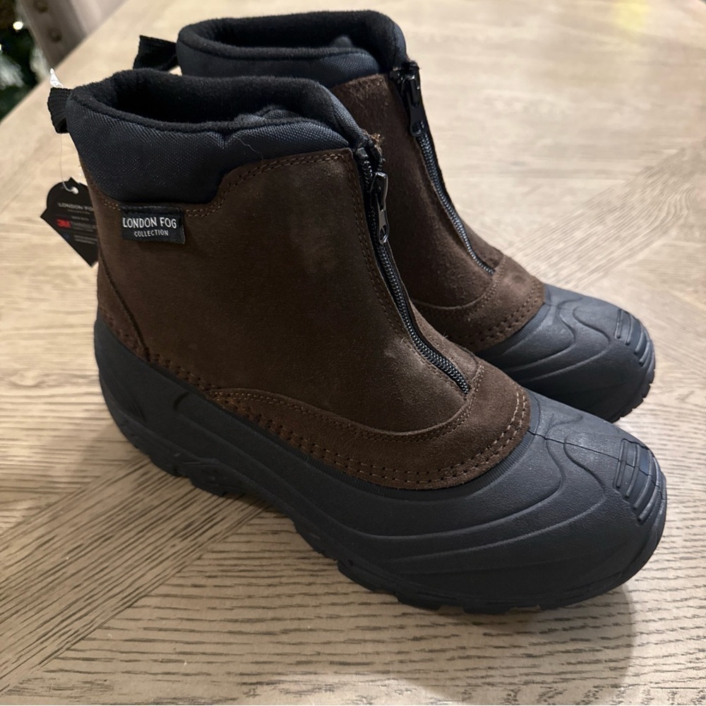 LONDON FOG THINSULATE INSULATED WATER PROOF WINTER BOOTS MEN-7